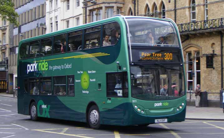 Oxford Park & Ride Alexander Dennis Enviro 400H hybrid 311